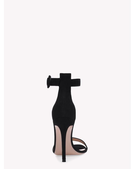 Gianvito Rossi Black Portofino 105, Sandals And Mules