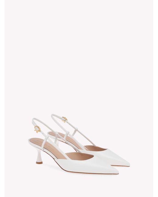 Gianvito Rossi White Ascent 55