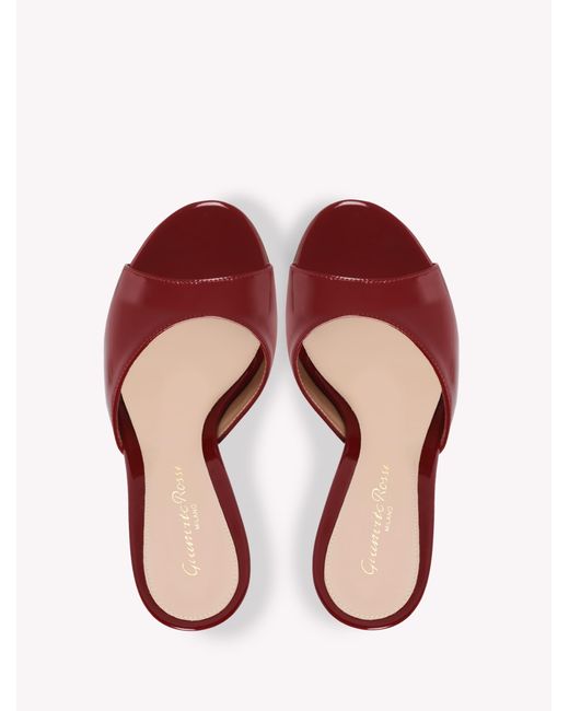 Gianvito Rossi Red Sofia Mule