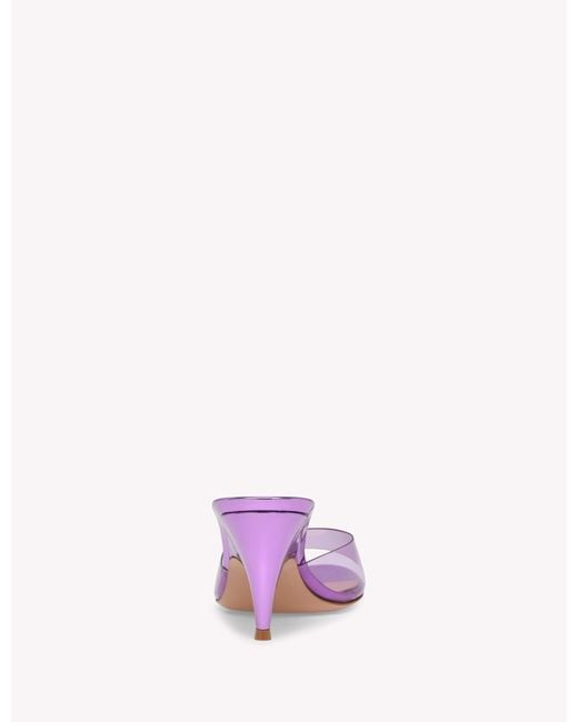 Gianvito Rossi Pink Sofia Mule 70