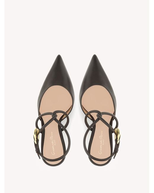 Gianvito Rossi Natural Jungle Mamba Sling, Pumps