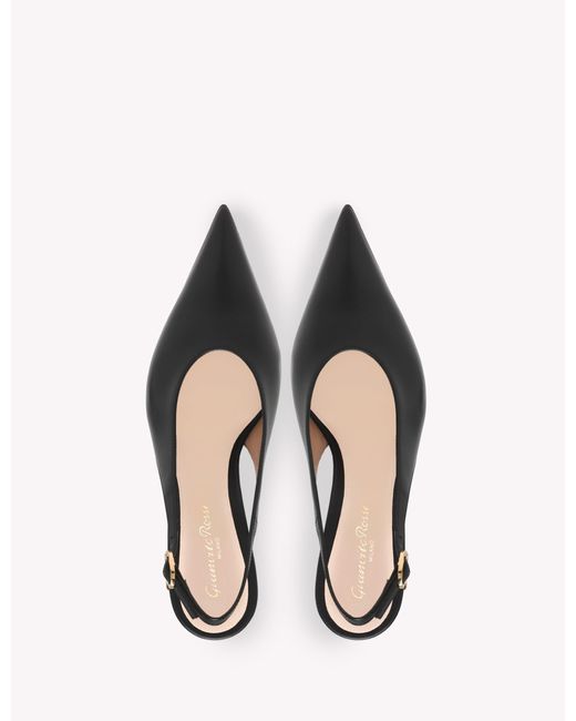 Sofia Sling 70, Noir Gianvito Rossi en coloris Multicolor