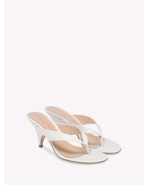 Gianvito Rossi Natural Sofia Thong, Sandals And Mules