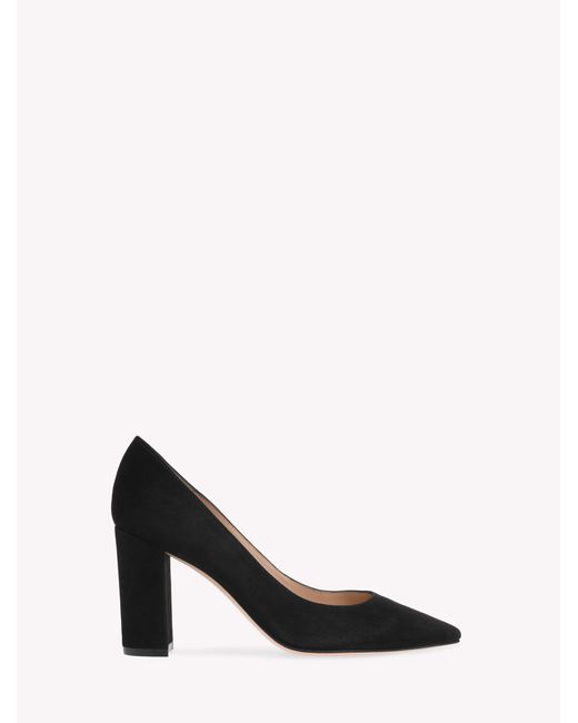 Gianvito Rossi Black Piper Pump 85, Pumps, , Suede