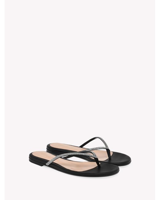 Gianvito Rossi White India Flat