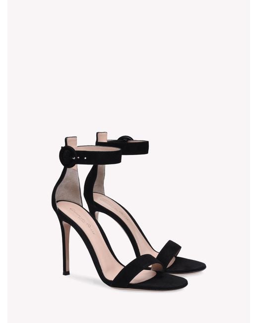 Gianvito Rossi Black Portofino 105, Sandals And Mules