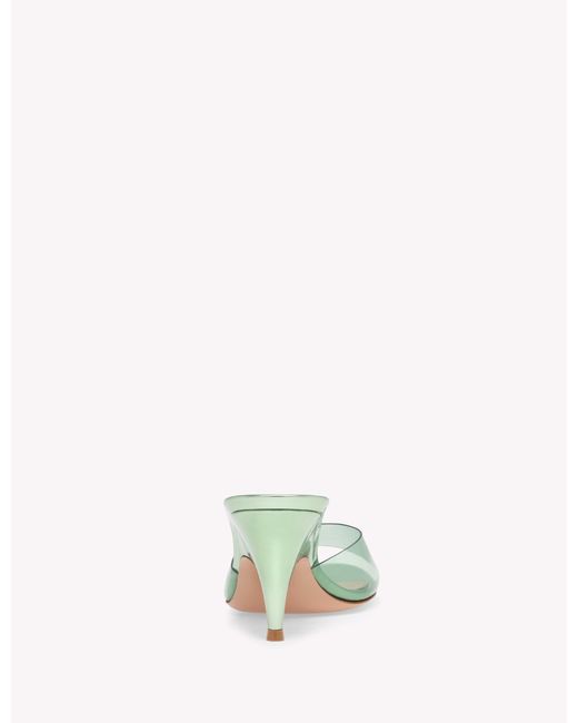 Gianvito Rossi White Sofia Mule 70