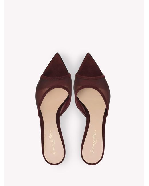 Gianvito Rossi Pink Dorotea Mule 70, Sandals And Mules