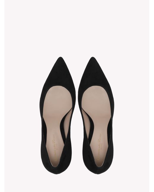 Gianvito Rossi Black Piper Pump 85, Pumps, , Suede