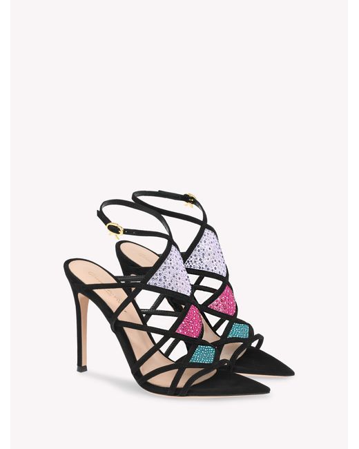 Gianvito Rossi White Confetti