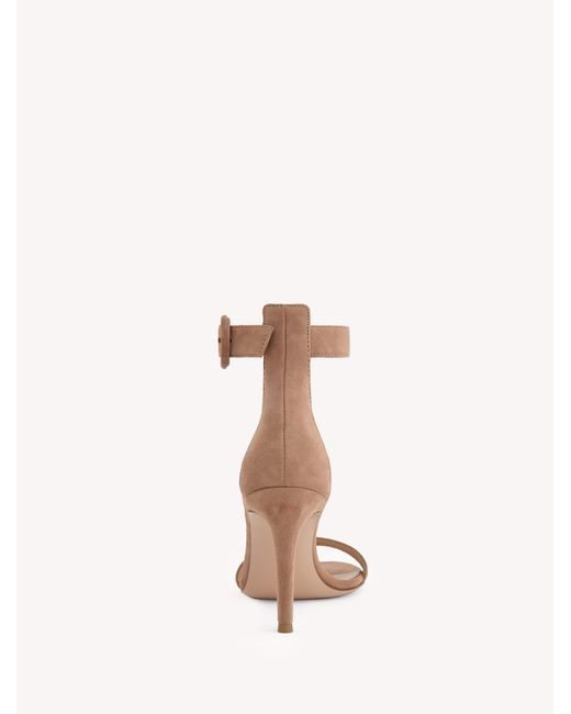 Gianvito Rossi Natural Portofino 85, Sandals, , Praline Suede