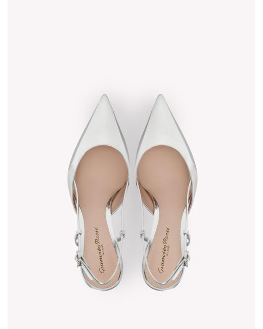 Gianvito Rossi White Ascent 55, Pumps