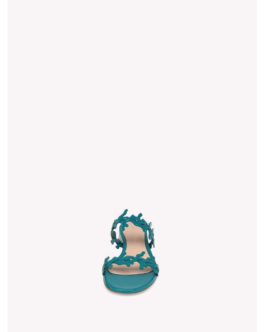 Gianvito Rossi Green Ocean Mule
