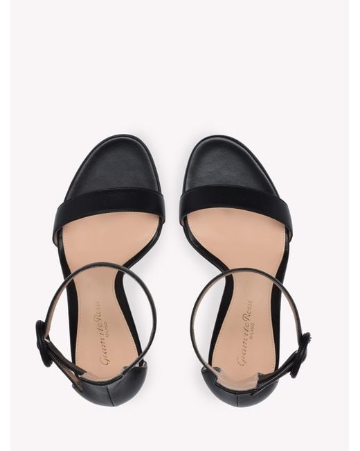Gianvito Rossi Black Portofino 105, Sandals, , Leather