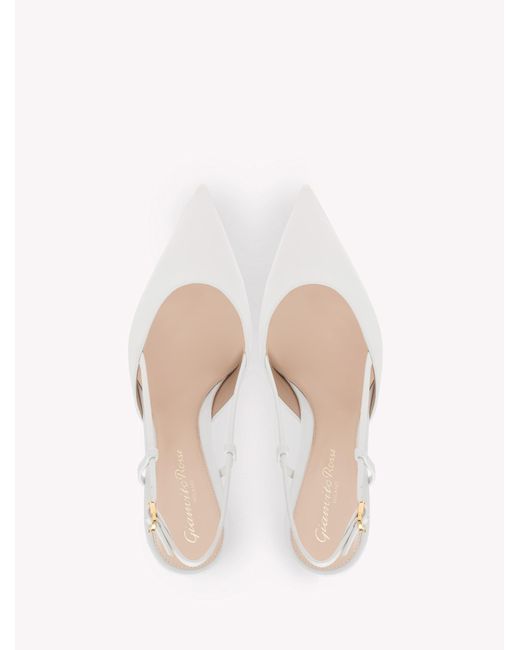 Gianvito Rossi White Ascent 55