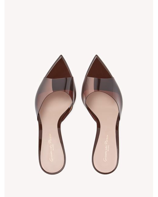 Gianvito Rossi Pink Elle 85, Mules