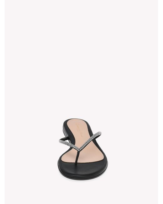 Gianvito Rossi White India Flat