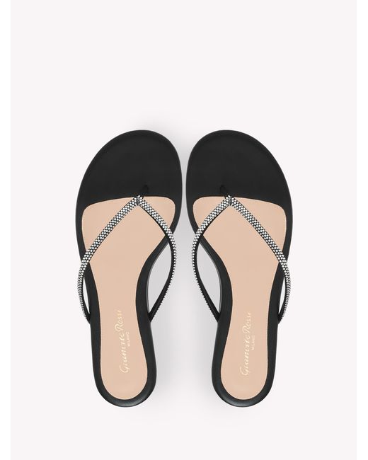 Gianvito Rossi White India Flat