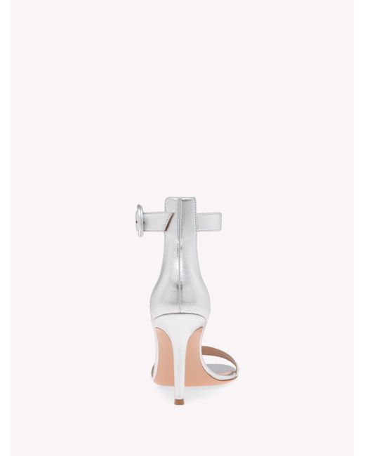 Gianvito Rossi White Portofino 85, Sandals