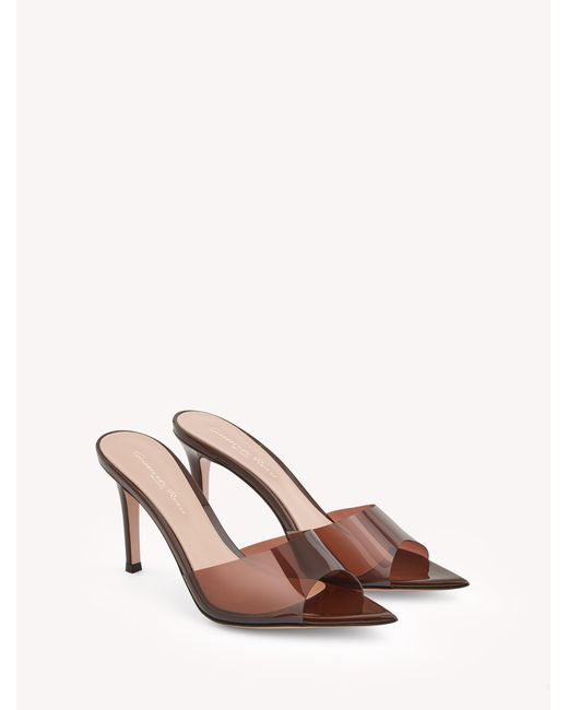 Gianvito Rossi Pink Elle 85, Mules