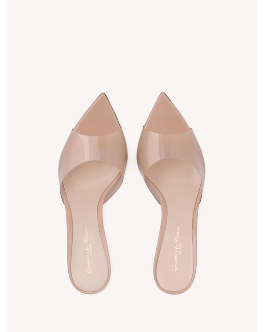 Gianvito Rossi Pink Elle 55, Mules