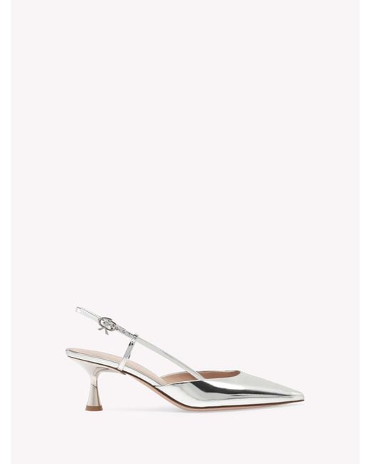 Gianvito Rossi White Ascent 55, Pumps