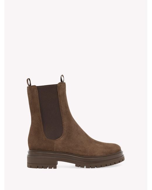 Gianvito Rossi Brown Chester, , Marron