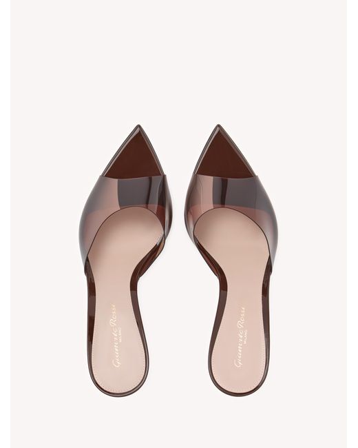 Gianvito Rossi Pink Elle 85, Mules