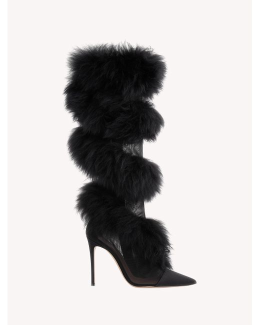 Gianvito Rossi Black Fitzy