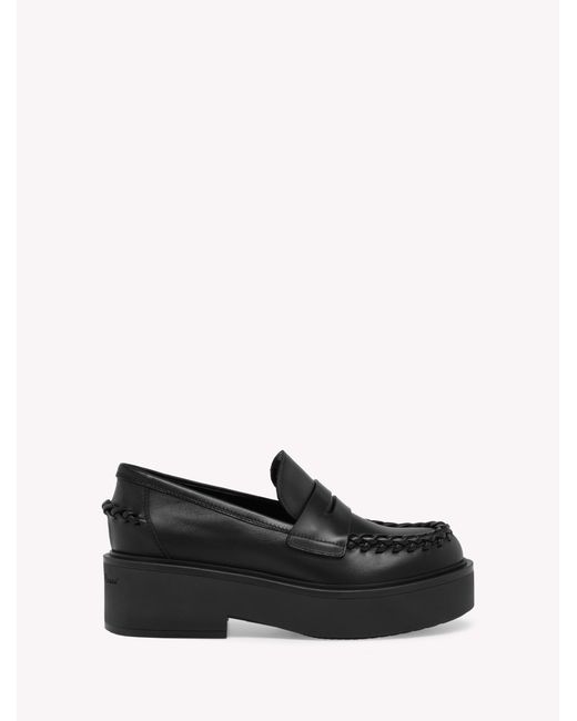 Gianvito Rossi Black Yuna Loafer
