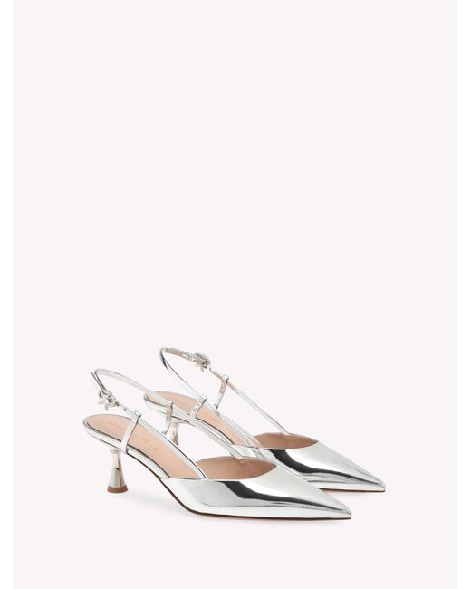 Gianvito Rossi White Ascent 55, Pumps