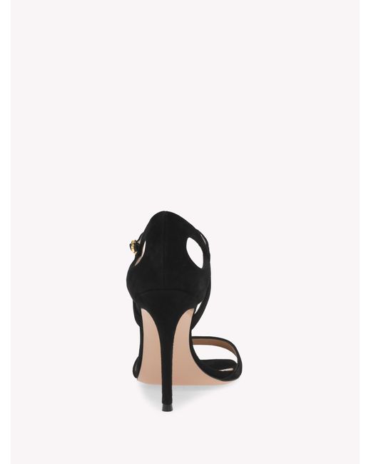 Gianvito Rossi Black Charlotte Sandal