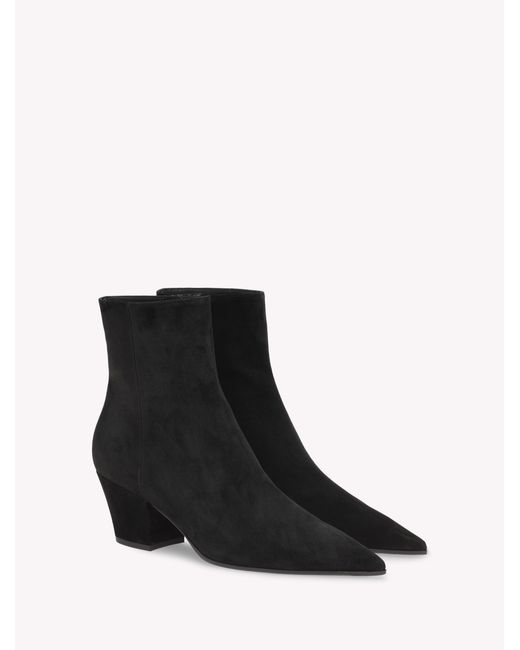 Gianvito Rossi Black Keinna Bootie 55