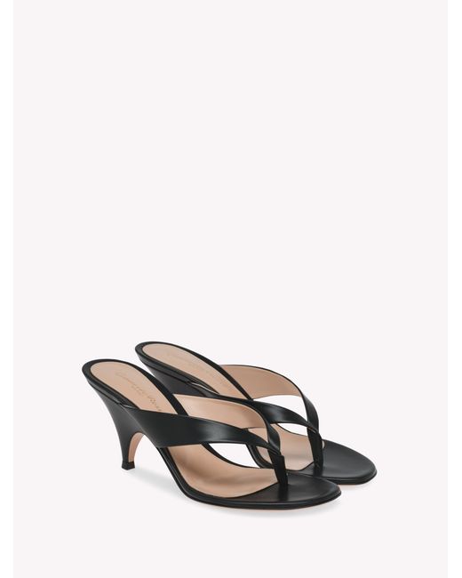 Gianvito Rossi White Sofia Thong