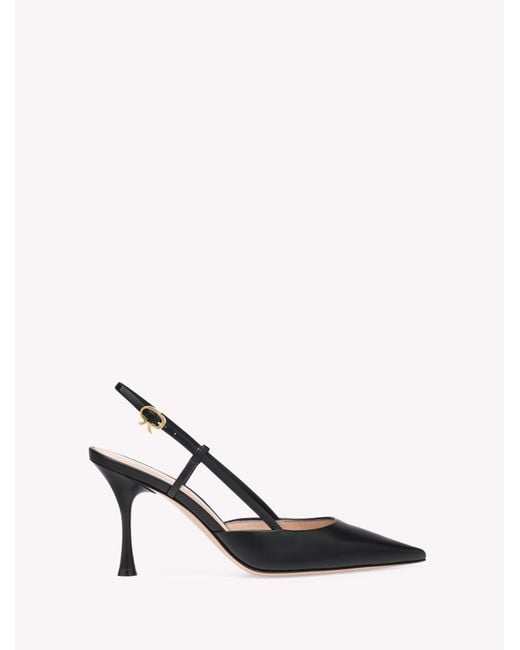 Gianvito Rossi White Ascent, Pumps, , Leather