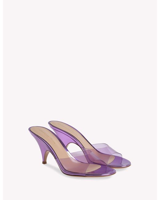 Gianvito Rossi Pink Sofia Mule 70