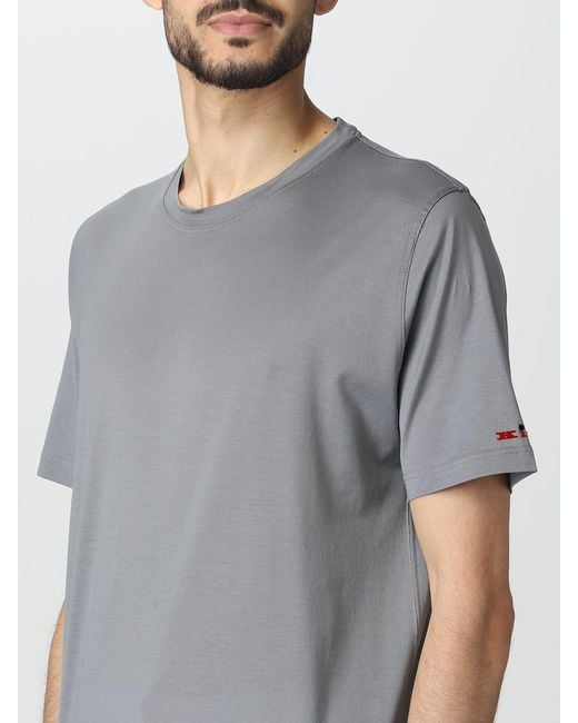 Kiton Gray T-shirt for men
