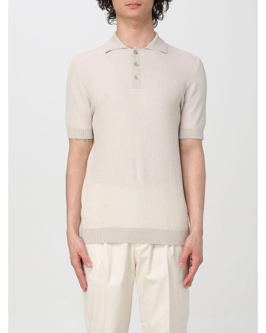 Paolo Pecora White Polo Shirt for men