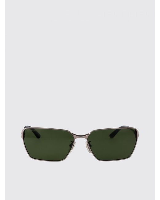 Balenciaga Green Metal Sunglasses
