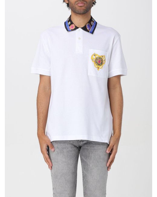 Versace White Polo Shirt for men