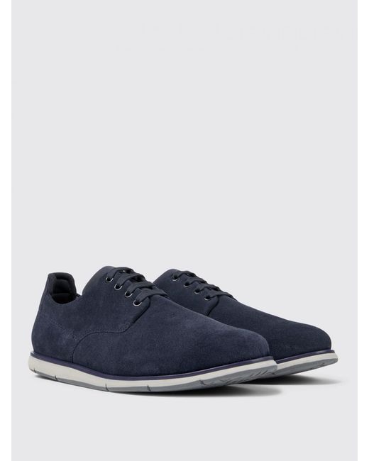 Camper Blue Smith Suede Sneakers for men
