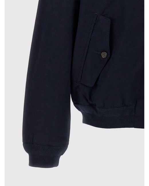 Polo Ralph Lauren Blue Cotton Bomber Jacket With Logo for men