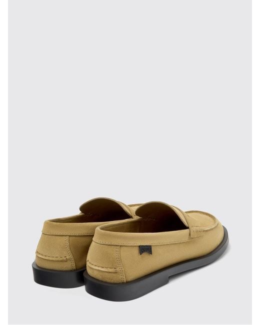 Camper Brown Don Suede Loafers for men