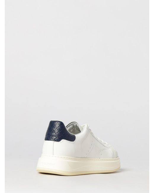Woolrich White Arrow Leather Sneakers for men