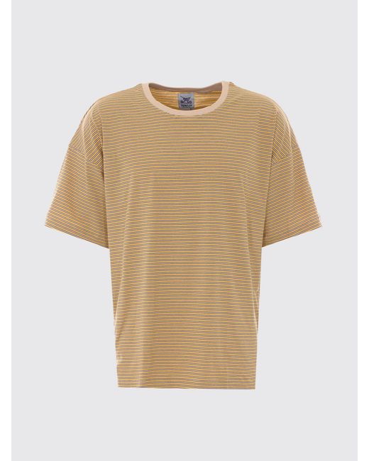 Howlin' By Morrison Natural Striped Relaxed Fit T-Shirt for men
