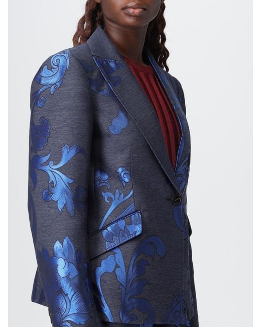 Etro Blue Denim Jackets