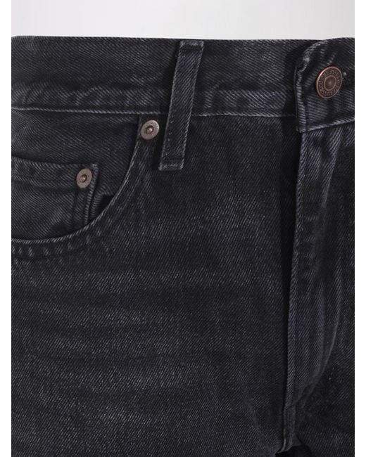 Levi's Black Five-Pocket Jeans