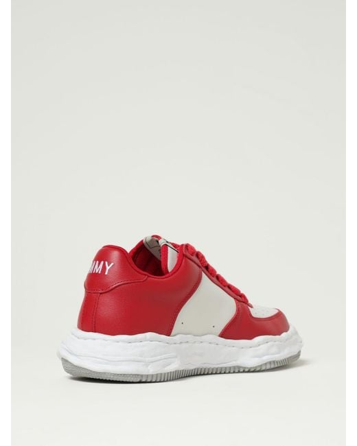 Sneakers Wayne Og di Maison Mihara Yasuhiro in Red da Uomo