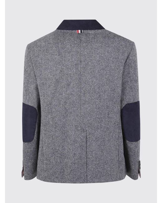 Thom Browne Gray Coat for men