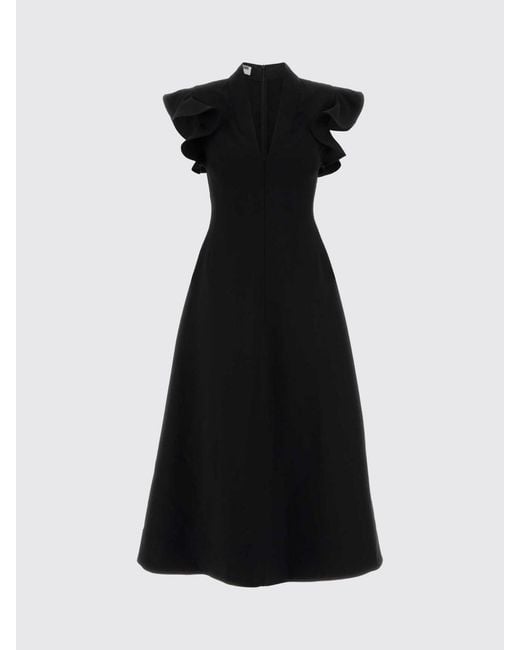 Moschino Couture Blue Sleeveless V-Neck Flared Midi Cocktail Dress